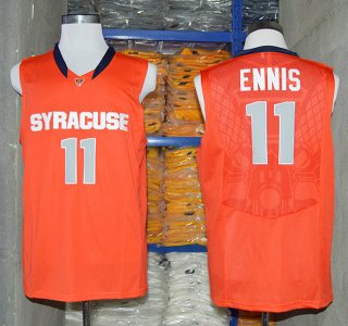 Maillot De Basket NCAA Syracuse Orange Tyler Ennis 11 NCAA Authentique Basketball Orange